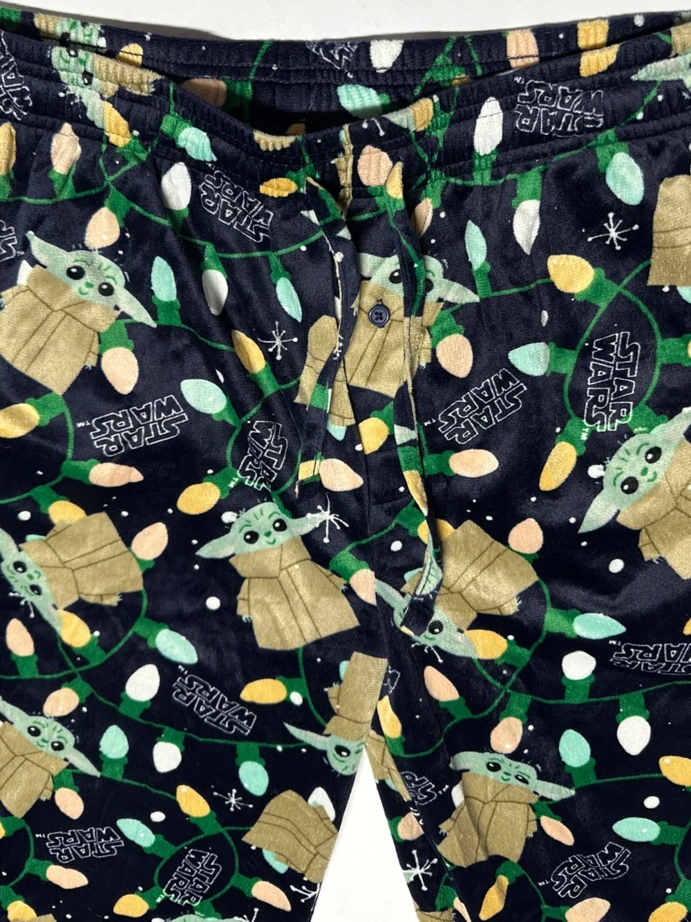 Star Wars Grogu Velour Men’s Pajama Pants Large